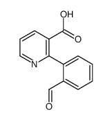 2-(2-formylphenyl)pyridine-3-carboxylic acid Structure