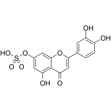 Luteolin 7-sulfate Structure