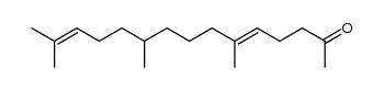 6,10,14-trimethyl-5,13-pentadecadiene-2-one结构式