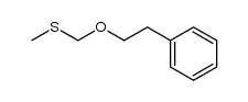 methylthiomethyl 2-phenylethyl ether Structure