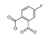 4-fluoro-2-nitrobenzoyl chloride Structure