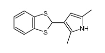 3-benzo[1,3]dithiol-2-yl-2,5-dimethyl-pyrrole结构式