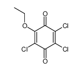 2,3,5-trichloro-6-ethoxycyclohexa-2,5-diene-1,4-dione结构式