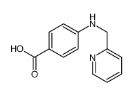 4-((2-pyridinylmethyl)amino)benzoic acid Structure