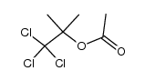 1,1,1-trichloro-2-methylpropan-2-yl acetate结构式
