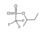 Methanesulfonic acid, trifluoro-, 1-Methylpropyl ester Structure