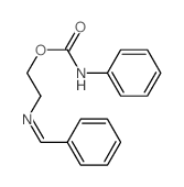 2-(benzylideneamino)ethyl N-phenylcarbamate结构式