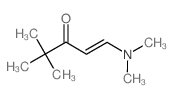 1-(Dimethylamino)-4,4-dimethylpent-1-en-3-one结构式