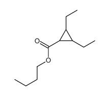 butyl 2,3-diethylcyclopropane-1-carboxylate结构式