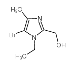 5-溴-1-乙基-4-甲基-1H-咪唑-2-甲醇结构式