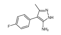 4-(4-fluorophenyl)-3-methyl-1H-pyrazol-5-amine Structure