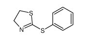 2-phenylsulfanyl-4,5-dihydro-1,3-thiazole结构式