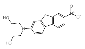 Ethanol,2,2'-[(7-nitrofluoren-2-yl)imino]di-(6CI,8CI) Structure
