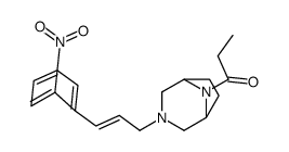 1-[3-[(E)-3-(2-nitrophenyl)prop-2-enyl]-3,8-diazabicyclo[3.2.1]octan-8-yl]propan-1-one Structure