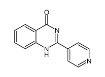 4-Hydroxy-2-(pyridin-4-yl)quinazoline, 4-(4-Hydroxyquinazolin-2-yl)pyridine结构式