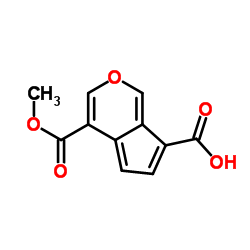环戊并[c]吡喃-4,7-二羧酸 4-甲酯结构式