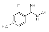 4-(Amino(hydroxyimino)methyl)-1-methylpyridinium iodide结构式