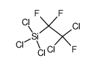 (2,2-dichloro trifluoro ethyl) trichloro silane Structure