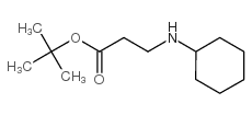 3-cyclohexylamino-propionic acid tert-butyl ester Structure