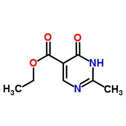 2-甲基-4-羟基嘧啶-5-羧酸乙酯结构式
