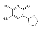 5-amino-1-(oxolan-2-yl)pyrimidine-2,4-dione Structure