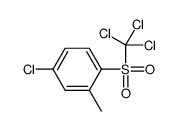4-chloro-2-methyl-1-(trichloromethylsulfonyl)benzene Structure