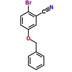 5-(Benzyloxy)-2-bromobenzonitrile Structure