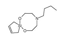9-butyl-6,12-dioxa-9-aza-5-silaspiro[4.7]dodec-2-ene结构式