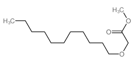 Acetic acid,2-(undecyloxy)-, methyl ester结构式
