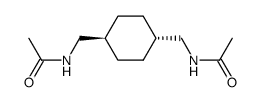 trans-1,4-bis-acetylaminomethyl-cyclohexane Structure
