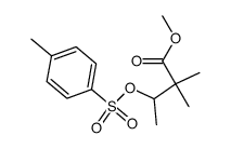 2,2-dimethyl-3-(toluene-4-sulfonyloxy)-butyric acid methyl ester Structure