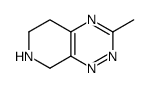 (9CI)-5,6,7,8-四氢-3-甲基吡啶并[4,3-e]-1,2,4-三嗪结构式
