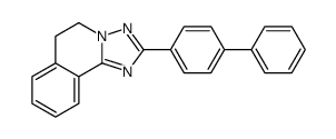 5,6-Dihydro-2-(1,1'-biphenyl-4-yl)[1,2,4]triazolo[5,1-a]isoquinoline结构式