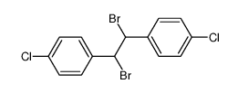 1,2-dibromo-1,2-di-(p-chlorophenyl)-ethane结构式