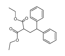 diethyl 3,3-diphenylpropane-1,1-dicarboxylate结构式