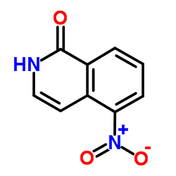 5-硝基异喹啉-1(2H)-酮结构式