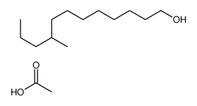 acetic acid,9-methyldodecan-1-ol结构式