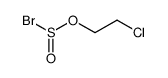 bromosulfurous acid-(2-chloro-ethyl ester) Structure