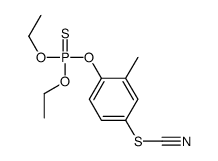 diethoxy-(2-methyl-4-thiocyanato-phenoxy)-sulfanylidene-phosphorane Structure
