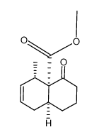 8aβ-carbomethoxy-8β-methyl-3,4,4aβ,5,8,8a-hexahydro-1(2H)-naphthalenone结构式