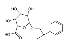 2-Phenyl-1-propyl glucuronide Structure