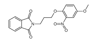 2-[3-(4-methoxy-2-nitrophenoxy)propyl]isoindole-1,3-dione结构式