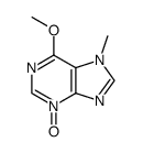 6-methoxy-7-methylpurine 3-oxide Structure