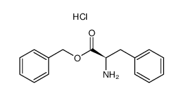 D-苯丙氨酸苄酯盐酸盐结构式