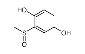 2-(methylsulfinyl)benzene-1,4-diol结构式