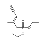 4-(二乙基膦酰基)-3-甲基-2-丁腈,E/Z混合物结构式