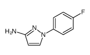 1-(4-FLUORO-PHENYL)-1H-PYRAZOL-3-AMINE结构式