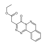 ethyl 2-(4-oxo-[1,2,4]triazino[3,4-a]phthalazin-3-yl)acetate结构式