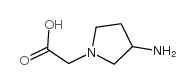 (3-AMINO-PYRROLIDIN-1-YL)-ACETIC ACID Structure