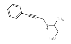 N-(SEC-BUTYL)-3-PHENYLPROP-2-YN-1-AMINE结构式